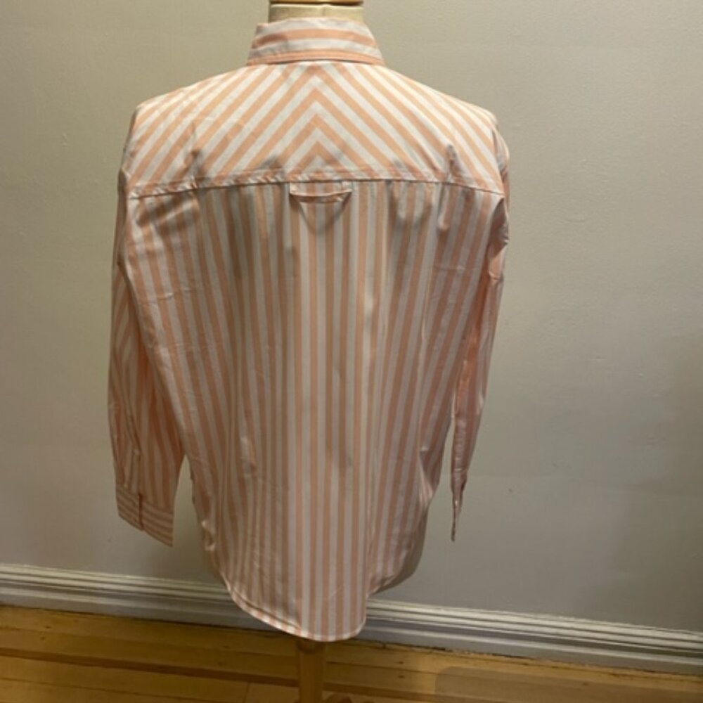 Nwot Ayr The Deep End Button Down Stripe Shirt In… - image 5